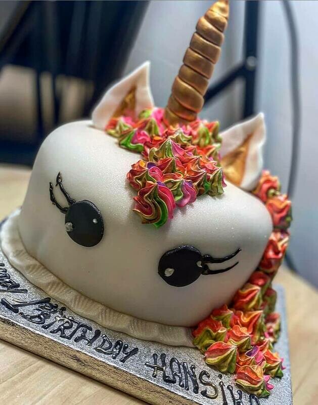 Royal Icing Cake Unicorn Head