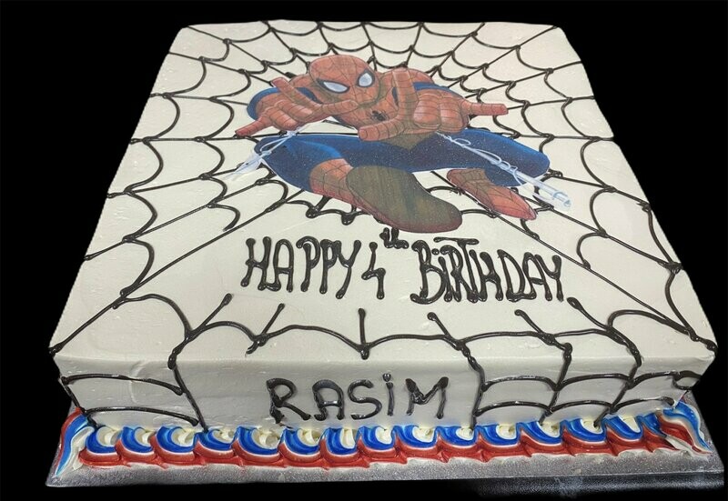 Spider-Man Fresh Cream Cake