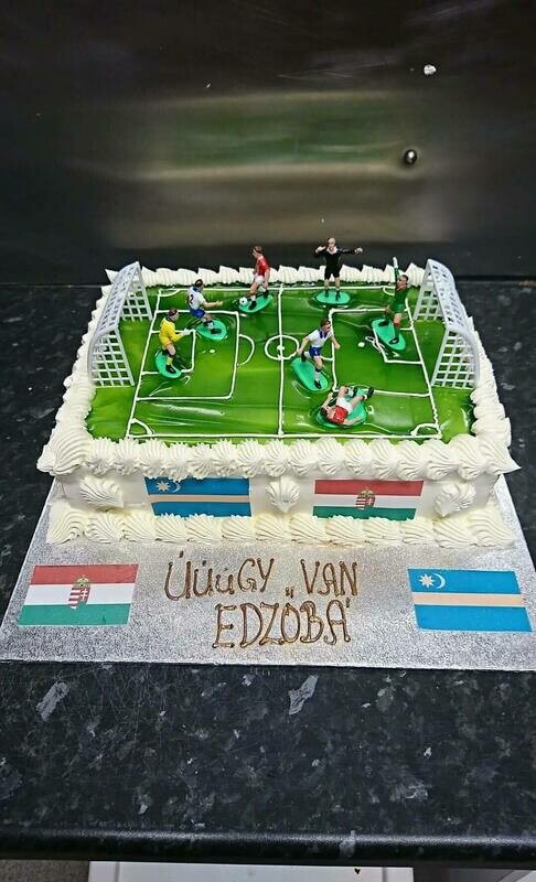 Football Team Fresh Cream Cake