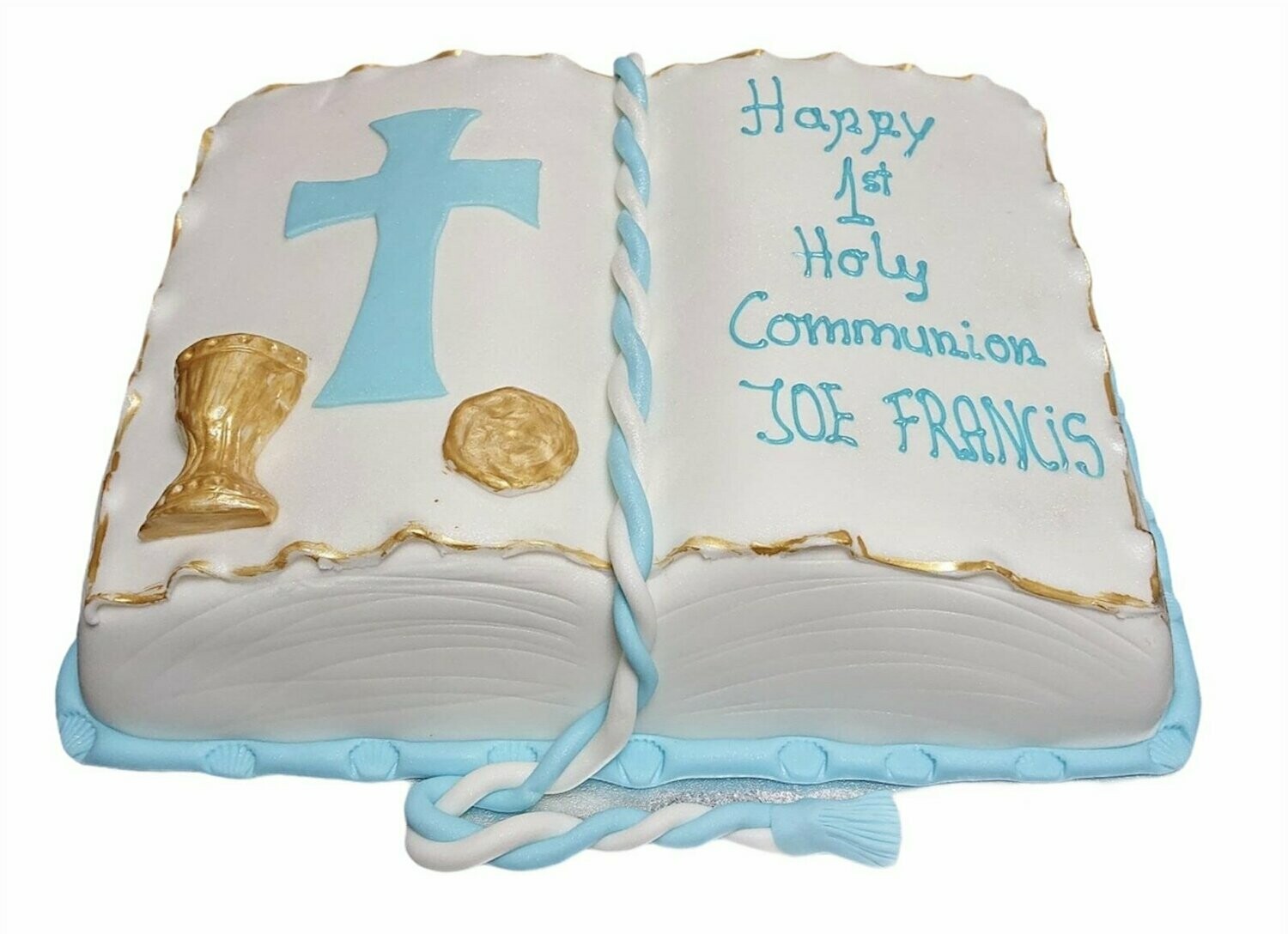 Christening Cake  Square  Royal Icing