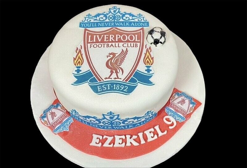 Royal Icing Liverpool Cake