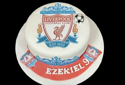 Royal Icing Liverpool Cake