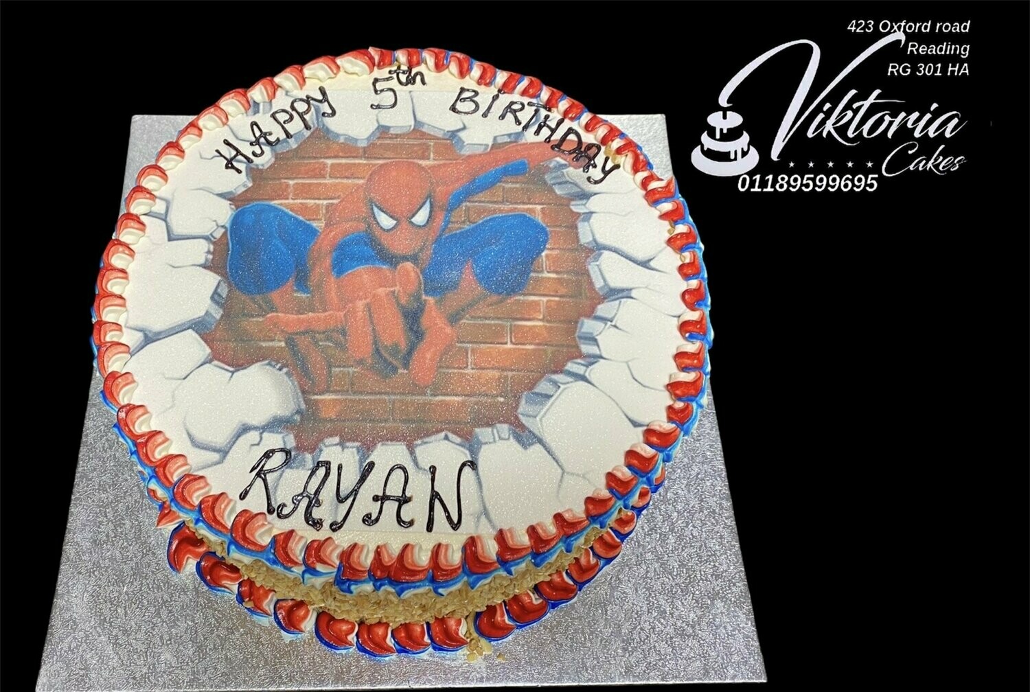 Spider-Man Fresh Cream Cake