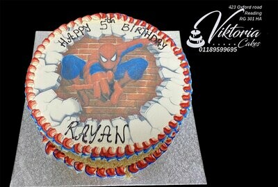Fresh Cream Cake Spiderman