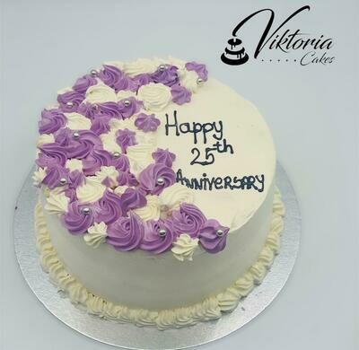 Fresh Cream Cake Mixed flower Colours any color