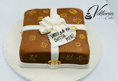 Louis Vuitton Cake Royal Icing Cake