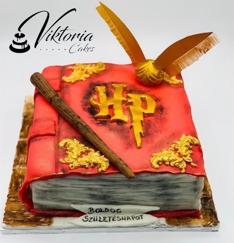 Harry Potter Book Cake Royal Icing Cake