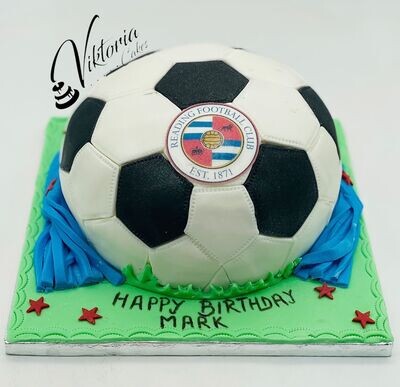 Football Reading FC Club Cake Royal Icing Cake