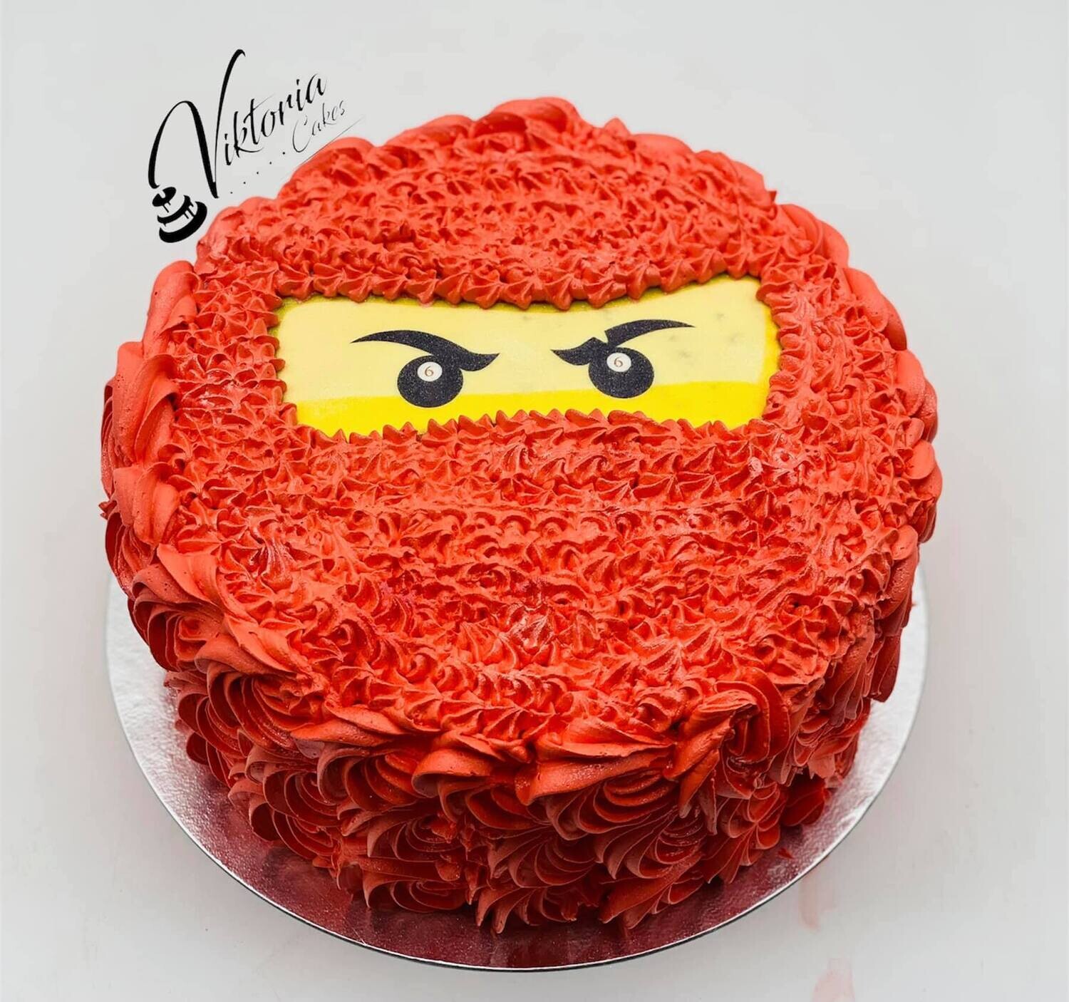 Ninja Face Cake Eggless Cake