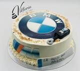 BMW fresh Cream  Eggless Cake cars