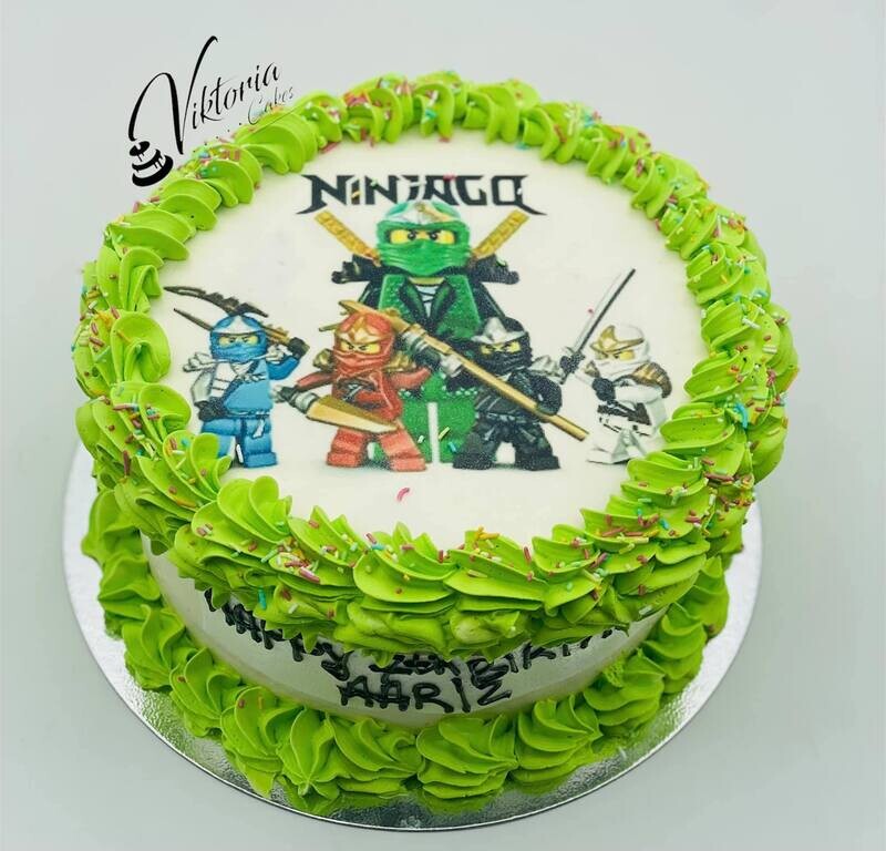 NinjaGo  Eggless Cake  Kids cake