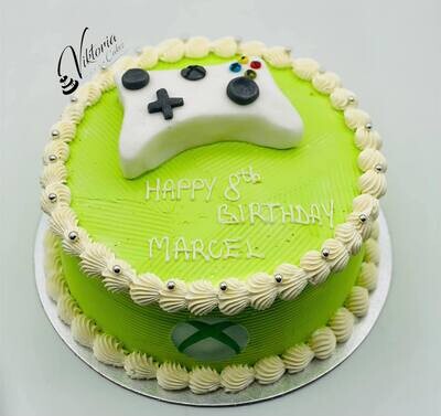 XBox Controller Cake Egg free sponge   Fresh Creme