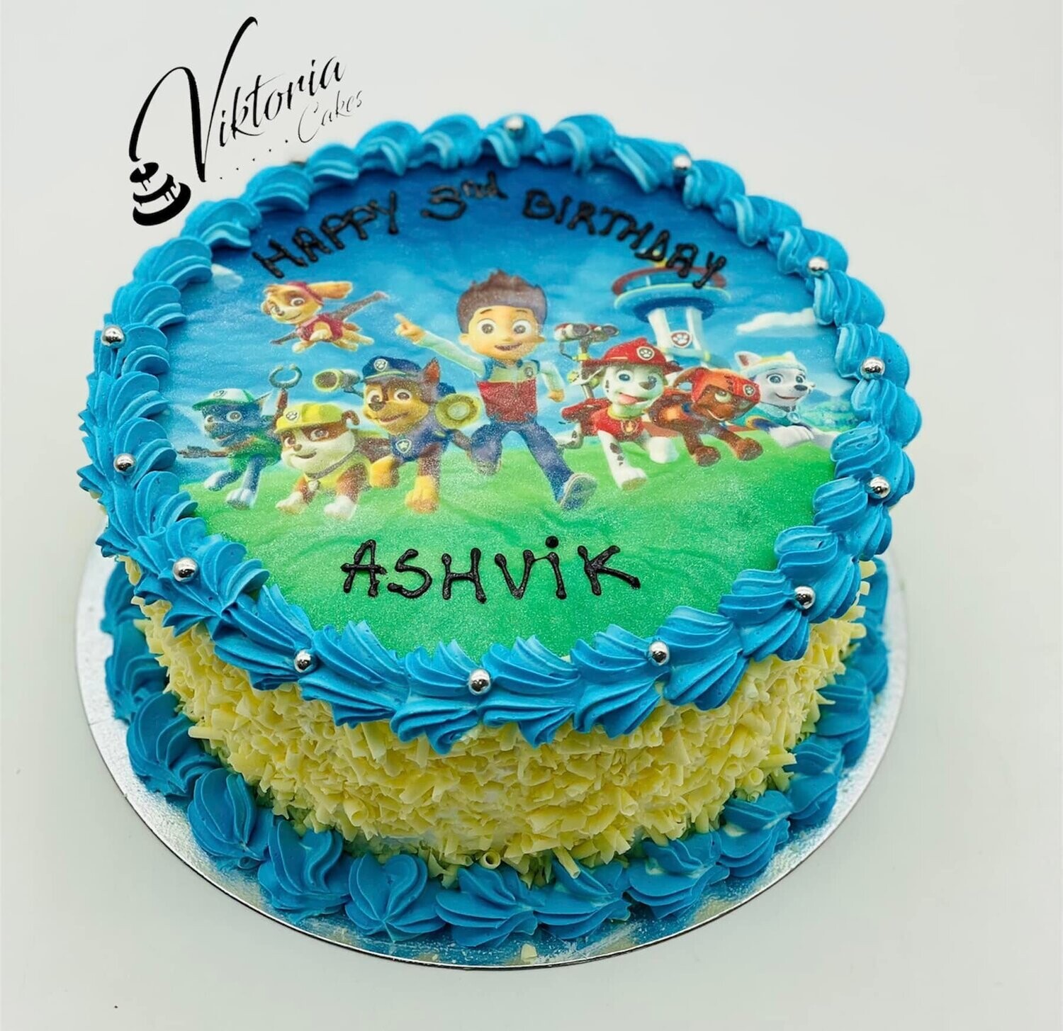 Paw Patrol  Theme Cake fresh cream
