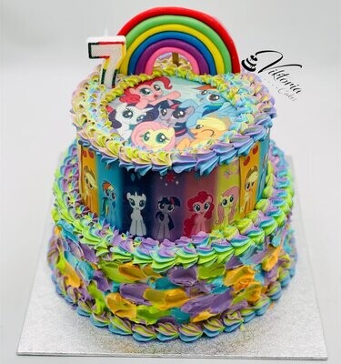My little pony   Cake Egg free sponge