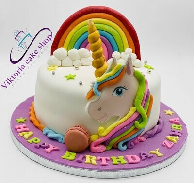 Royal Icing Cake Unicorn Style