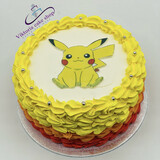 Fresh Cream Cake Pikachu