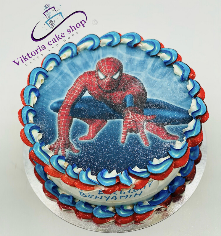 Spider-Man Fresh Cream Cake