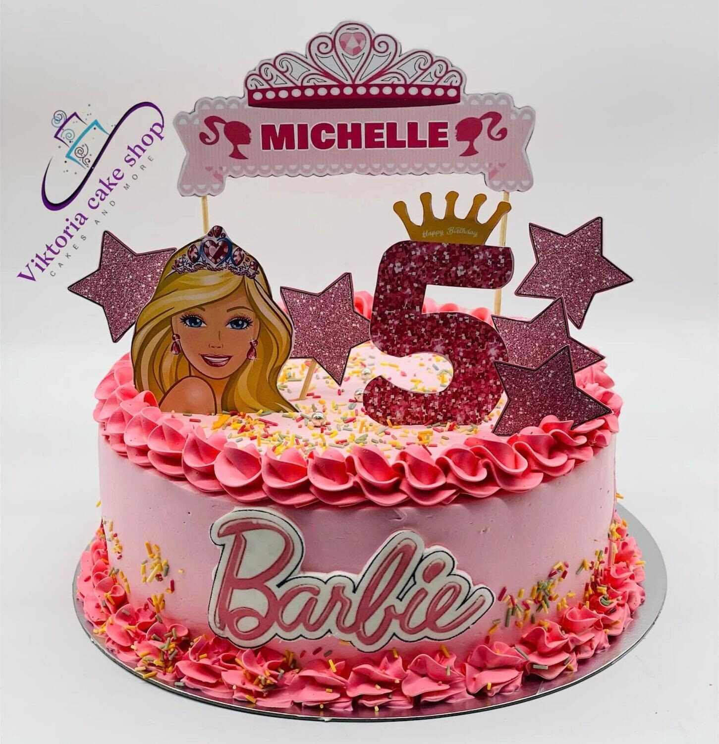 Barbie Cake Girls Fresh Cream cake
