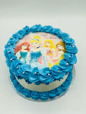 Fresh Cream Cake Princess Cake Girls cake