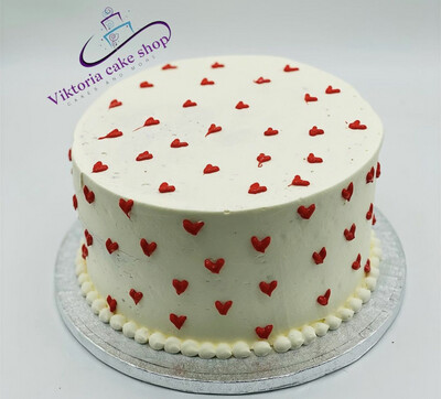Round Cake Valentine's 10
