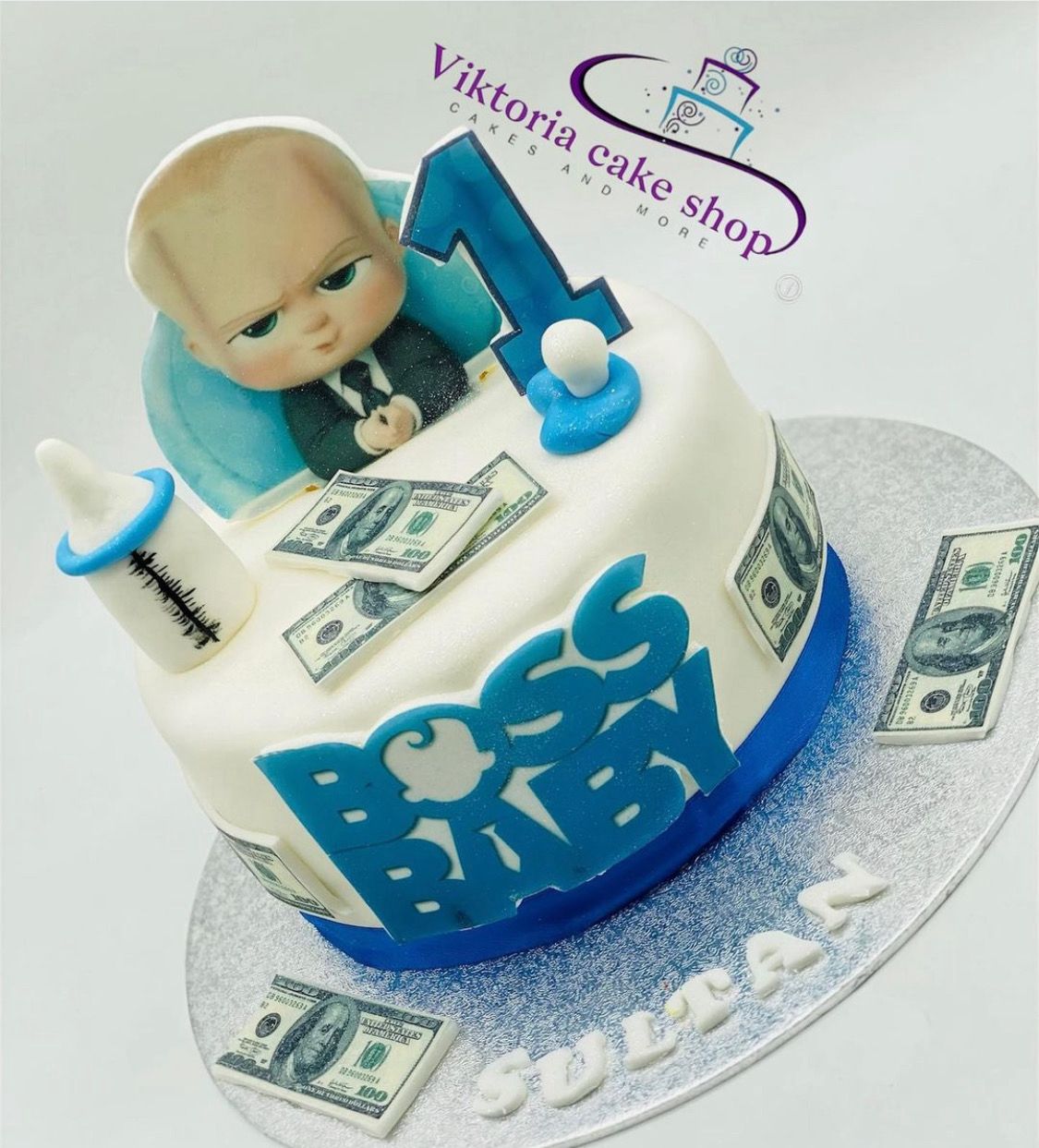 Baby Boss Royal Icing Cake