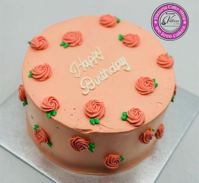 Flower Cake Fresh Cream