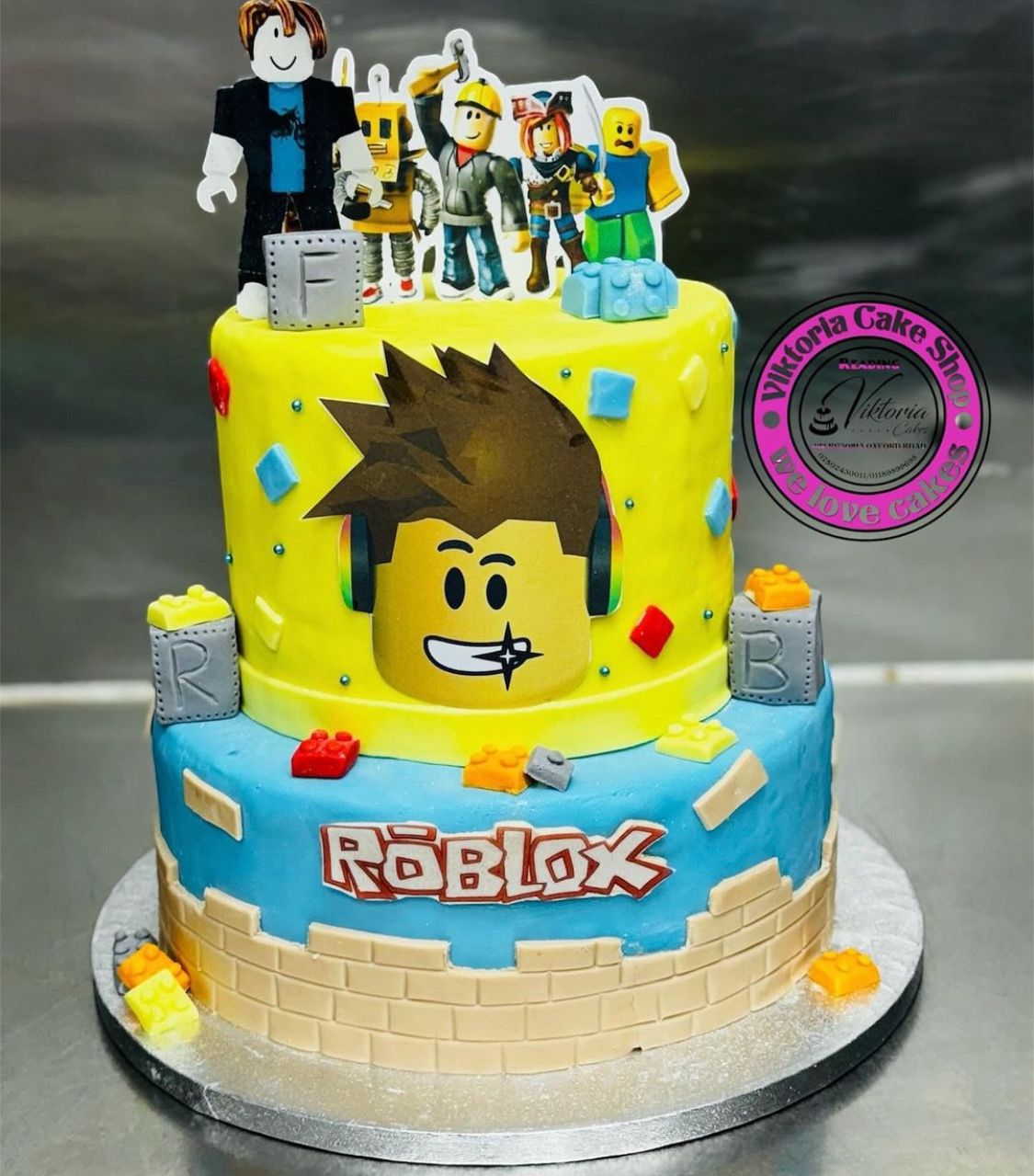 Roblox Fondant Cake