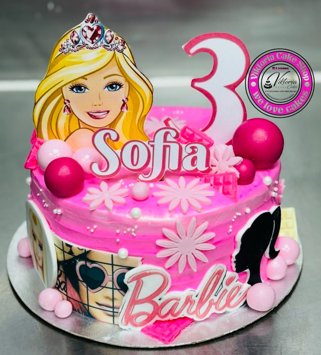 Barbie Fresh Cream Cake