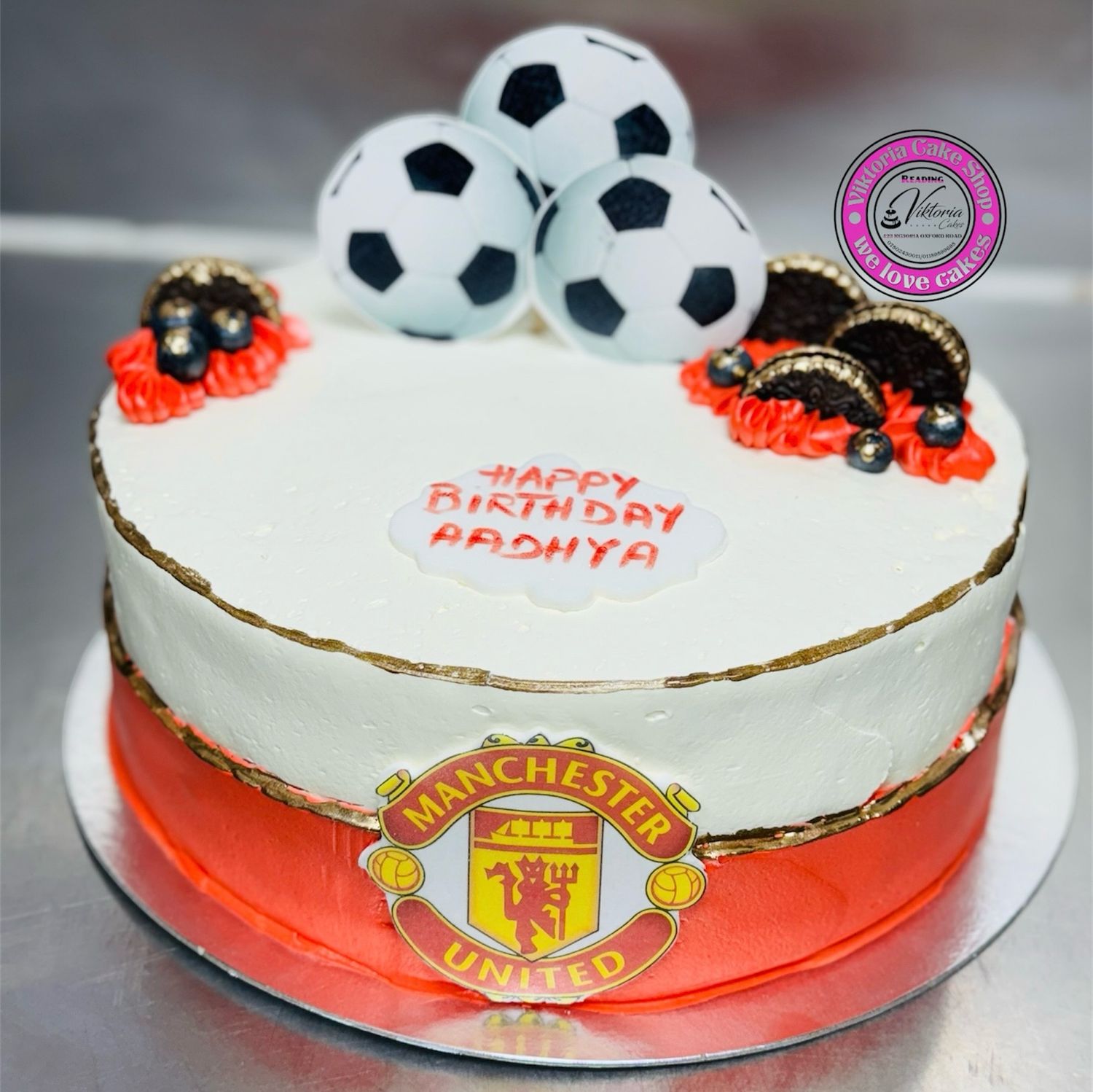 Manchester United Fresh Cream Cake