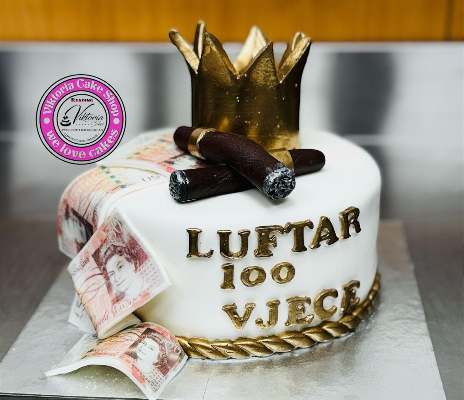 Boss Man Cake Royal Icing