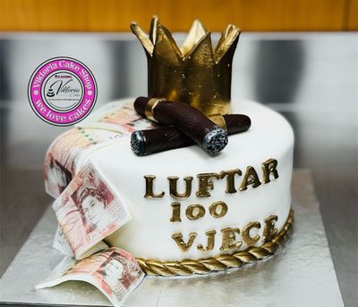 Boss Man Cake Royal Icing