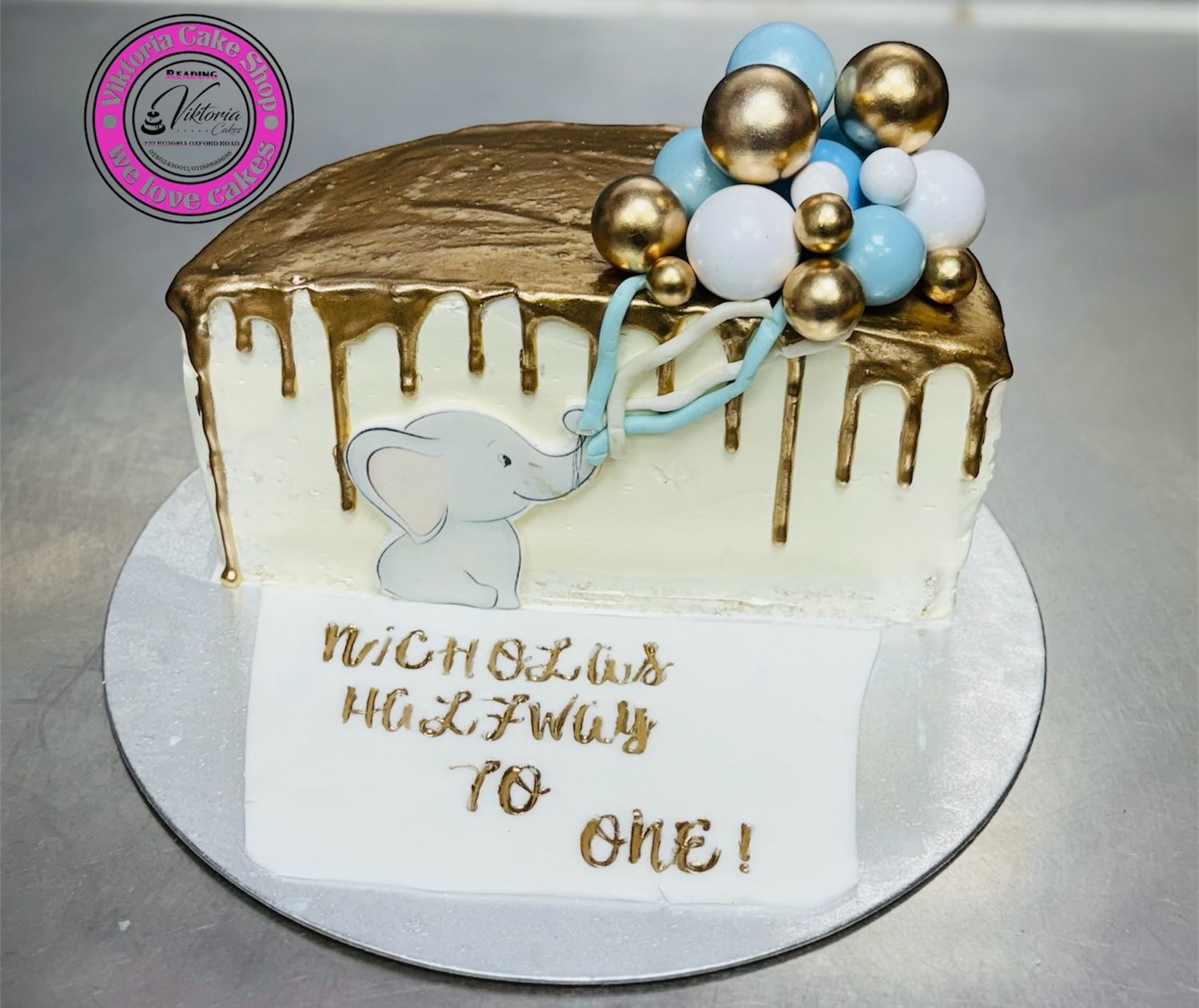 Half Cake 1/2 Fresh Cream Cake