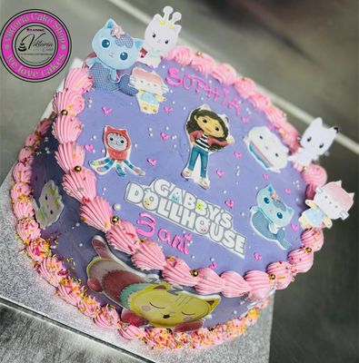 Gabby Dollhouse Celebration Fresh Cream Cake