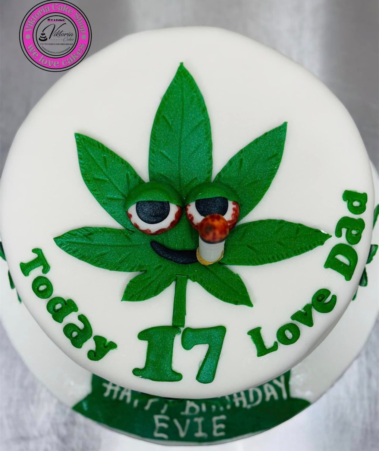 Chill Birthday Vibes Cake Fondant