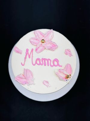 Golden Bloom Mama Cake fresh cream Mothers Day