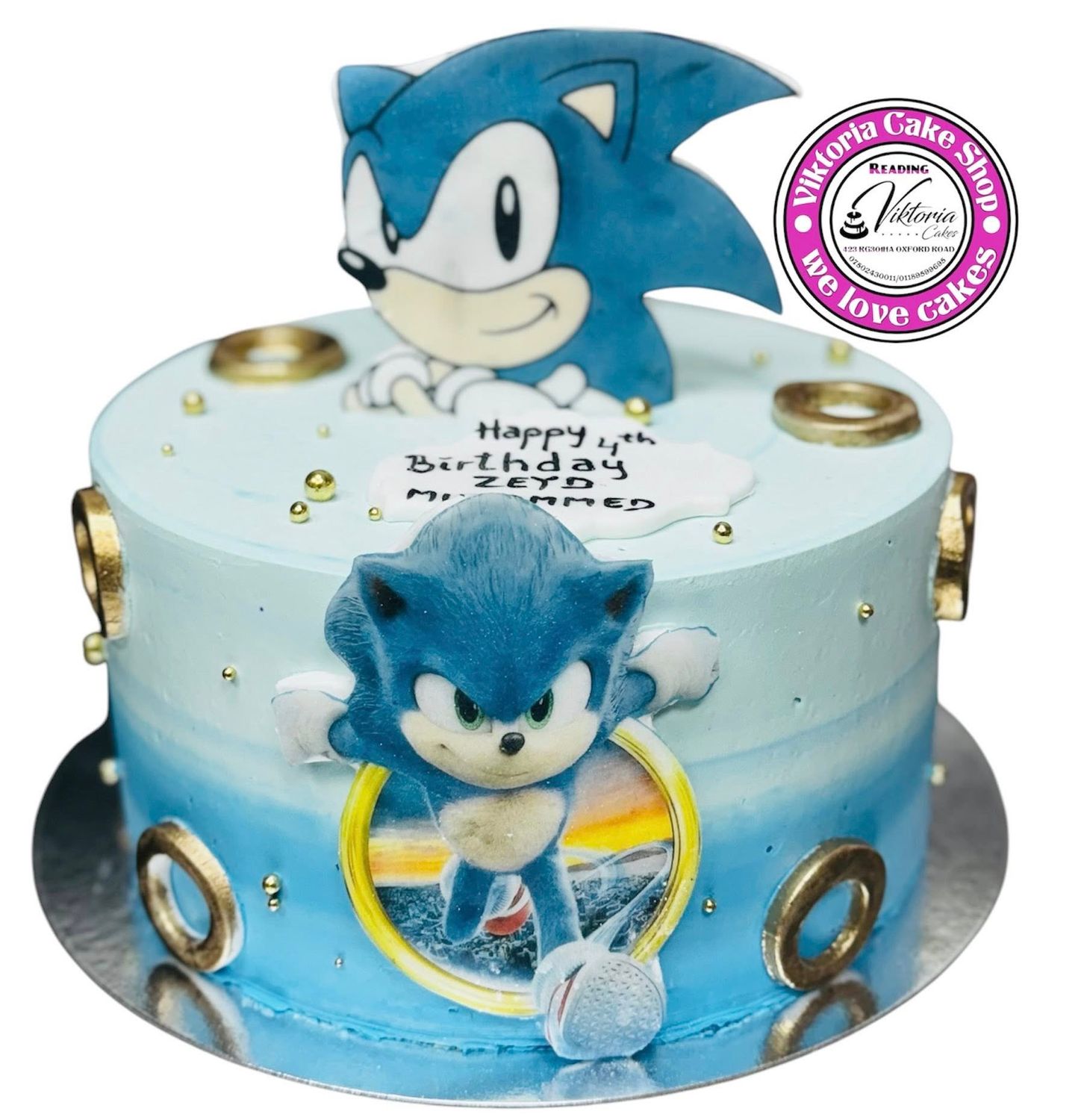 SONIC Cake Fresh Cream Personalized