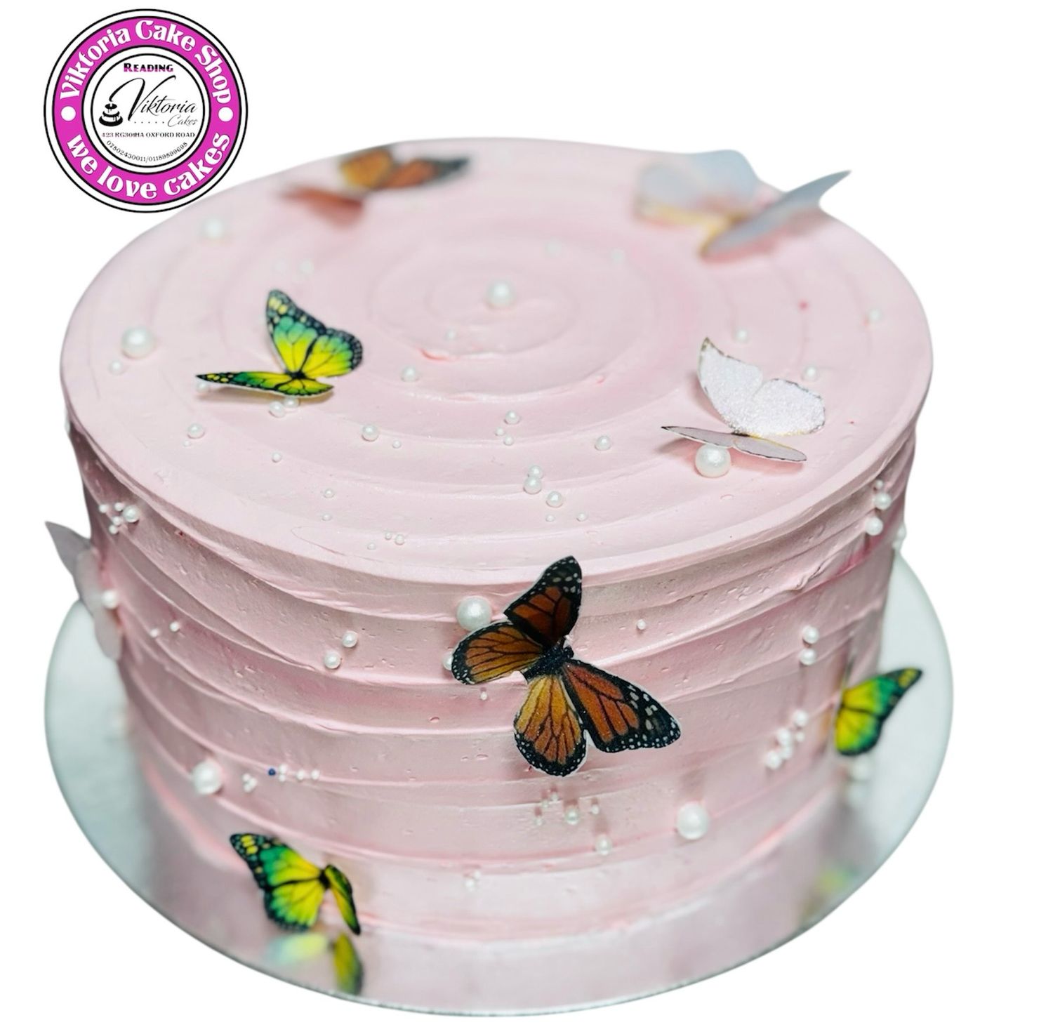 Butterfly Birthday Cake Cream