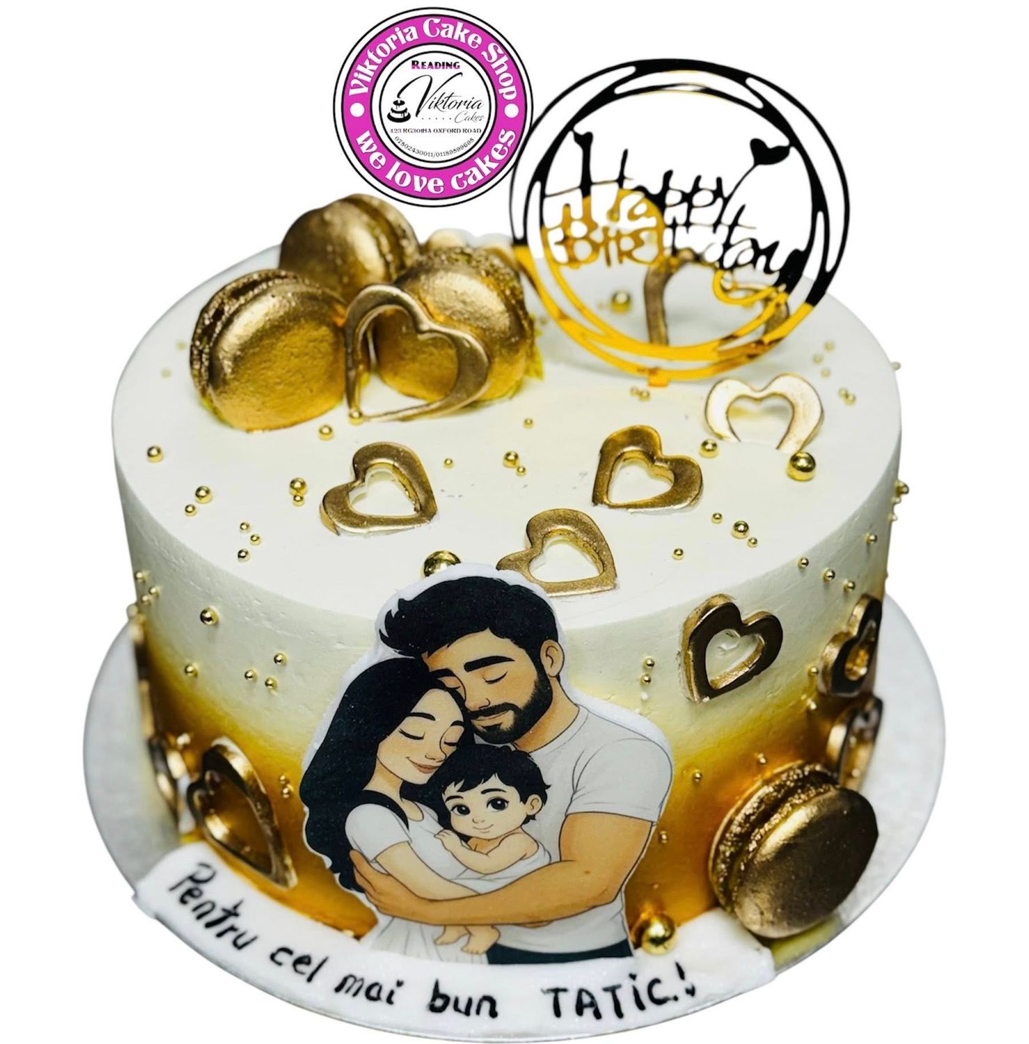 Family Love  Dad  Royal Icing Cake