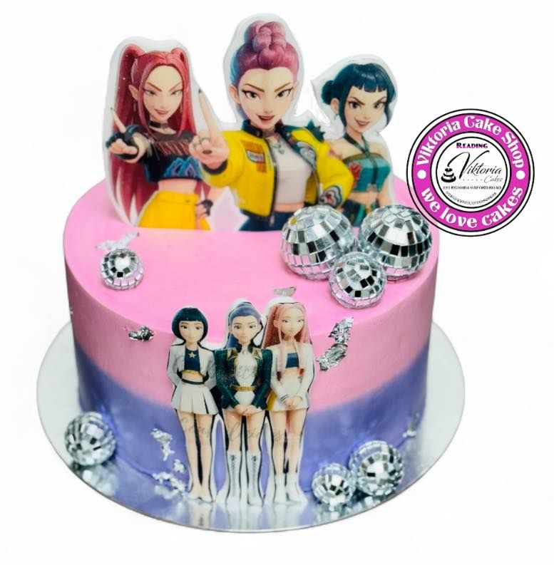 KPop Demon Hunters  fresh cream cake