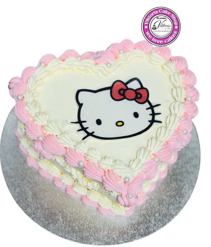 Hello  Kitty  Birthday Cake heart – Reading