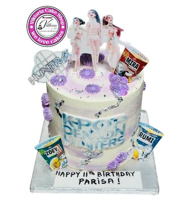 Kpop demon hunters cake