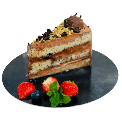 Ferrero Rocher cake Slice Ferrero Rocher cake Slice