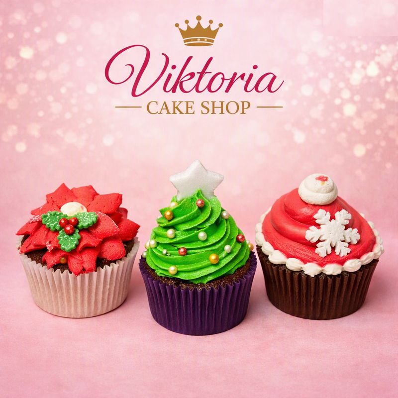 Christmas  CupCake Box  CH9