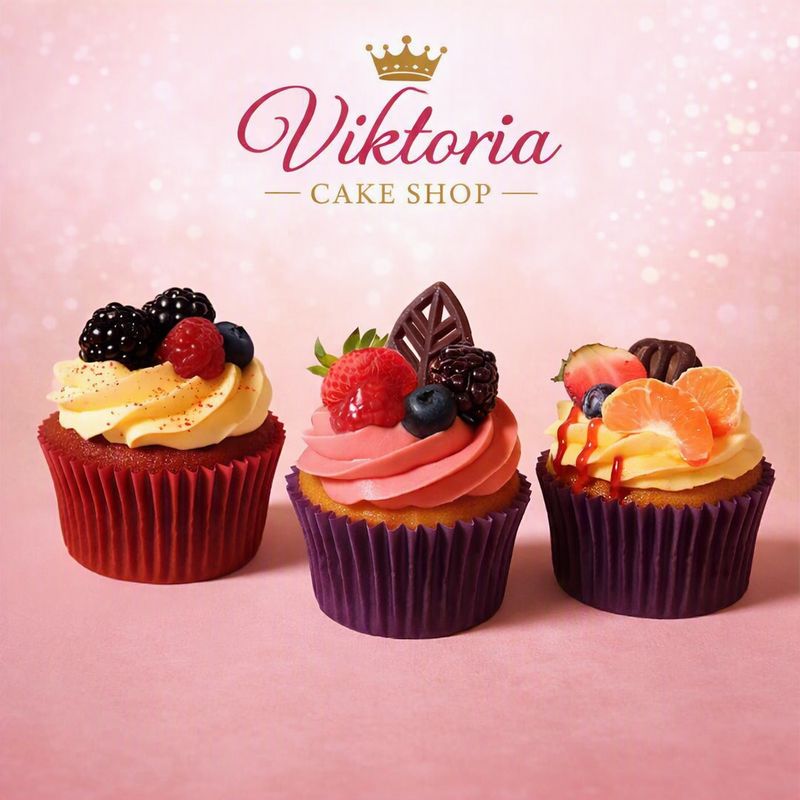 CupCakes Fruits Toped