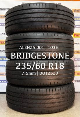 235/60/18 BRIDGESTONE (4x) zomerbanden 7,5mm DOT2523 235/60/18 BRIDGESTONE (4x) zomerbanden 7,5mm DOT2523