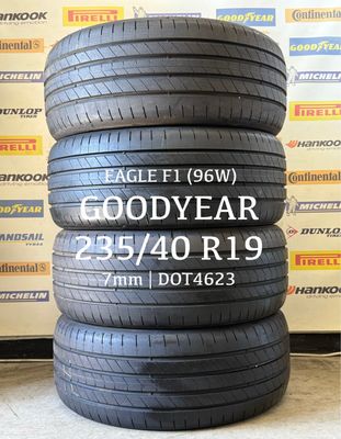235/40/19 (4x) GOODYEAR zomerbanden 7mm DOT4624