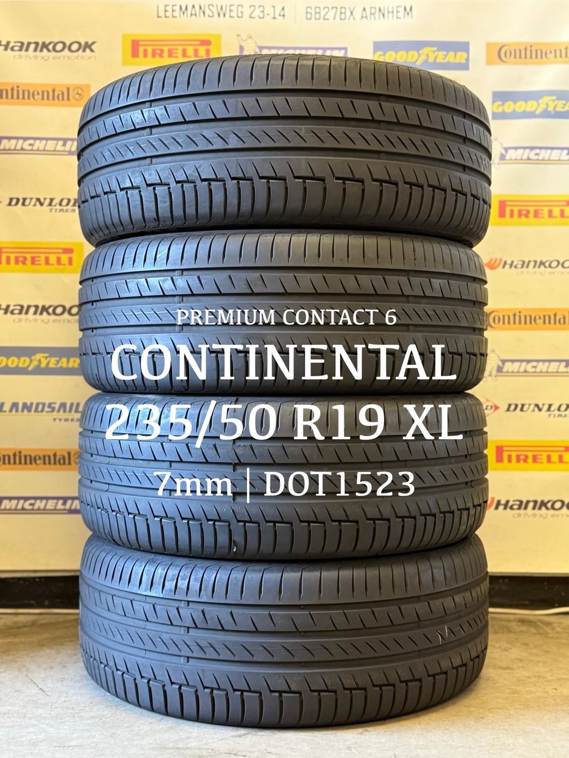 235/50/19 (XL) CONTINENTAL 7mm DOT1523