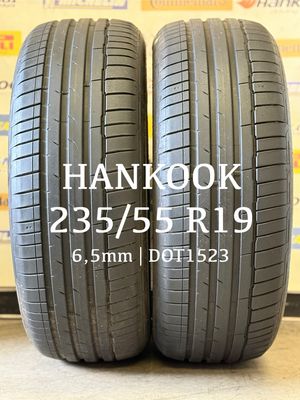 235/55/19 (2x) HANKOOK 6,5mm DOT1523