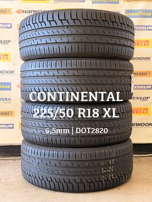 225/50/18 CONTINENTAL zomerbanden 6,5mm DOT2820