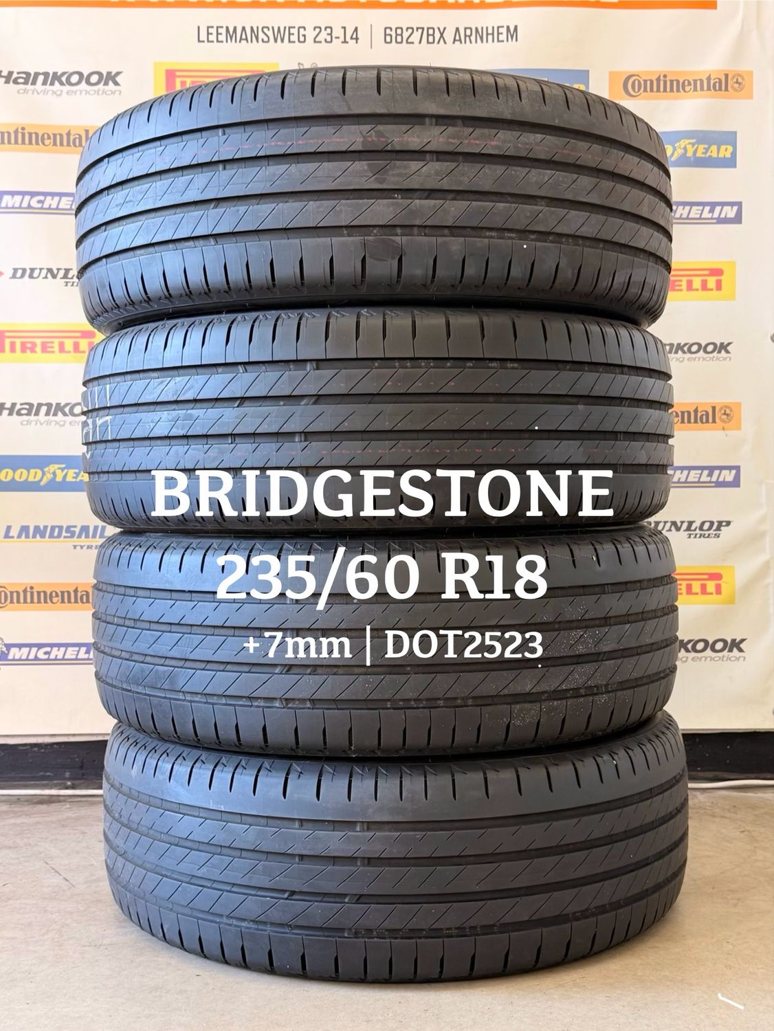 235/60/18 BRIDGESTONE zomerbanden +7mm DOT2523